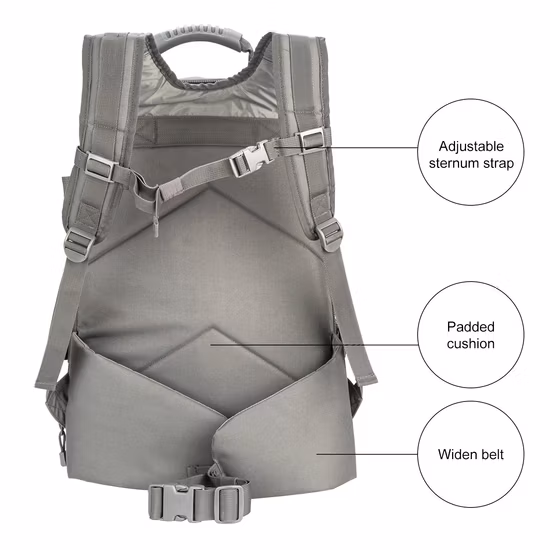 Mochila de viaje expandible militar táctica impermeable al aire libre 3