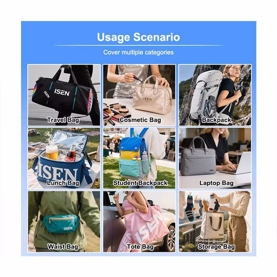 Bolsa de mano aislada con diseño de pez dorado para niños, con correa oculta para el hombro, contenedor de almuerzo, bolsa más fresca para niños, azul